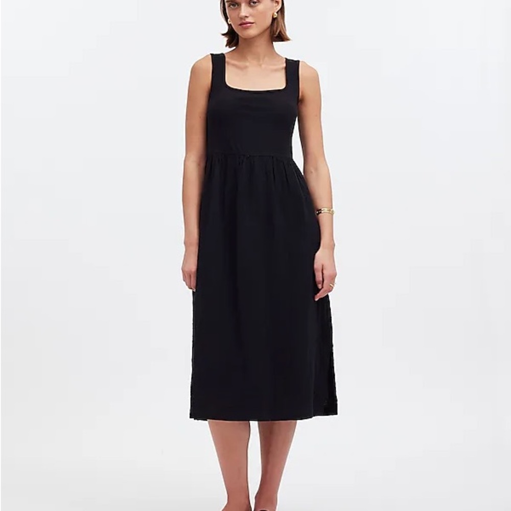 Madewell Mixed Media Tank Knit Dress